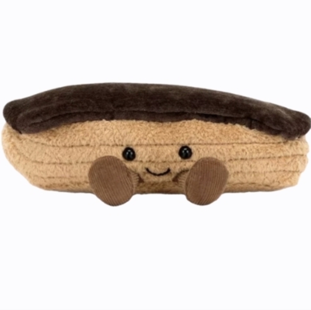 Jellycat Amuseables Étienne Eclaire 3.1x5.9x2.4" Soft and Plush NWT